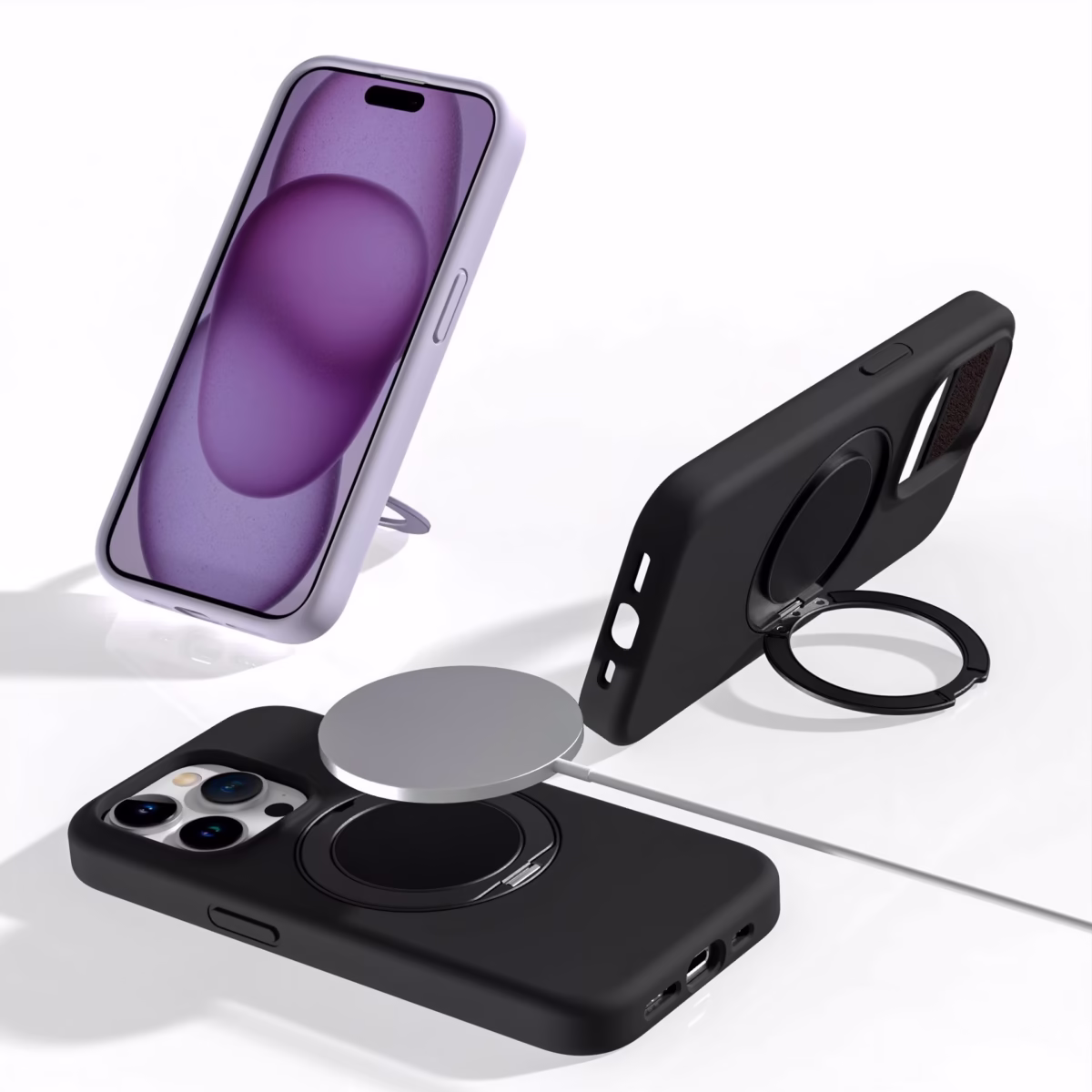 Revolve Stand Magsafe Case Silicone 7 by SuchReal™ Case